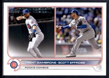 2022 Topps Update Trent Giambrone/Scott Effross Rookie Chicago Cubs #US283