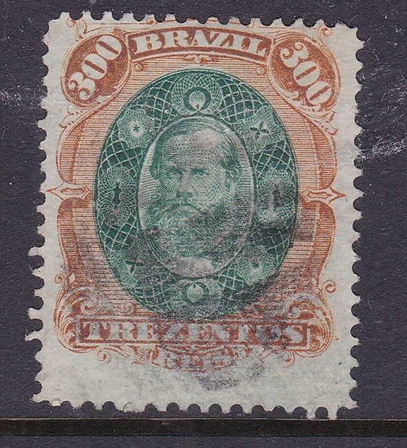 BRAZIL^^^^^1878    YT#47 used IMPERF CLASSIC ( FA MOUS )   @xdco2714bza15