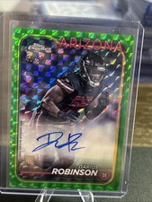 2024 Topps Chrome Darius Robinson RC Rookie Auto Green Geometric 48 /99