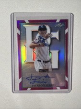 2021 LEAF PERFECT GAME METAL PINK REFRACTOR JACKSON FERRIS AUTO /20
