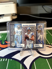 2020 Mosaic Flea Flicker Barry Sanders Matthew Stafford Calvin Johnson #FF7