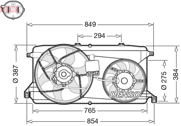 Denso LüFter, MotorküHlung FüR Ford-image