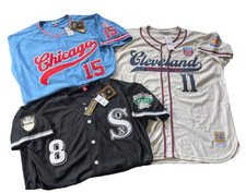 Lot of 3  Negro League  Collection Baseball Jerseys New 4XL Cleve/Chi/Baltimore
