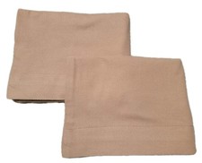 Set Of 2 Dark Tan Flannel Pillowcases. 20 X 30 Standard/queen