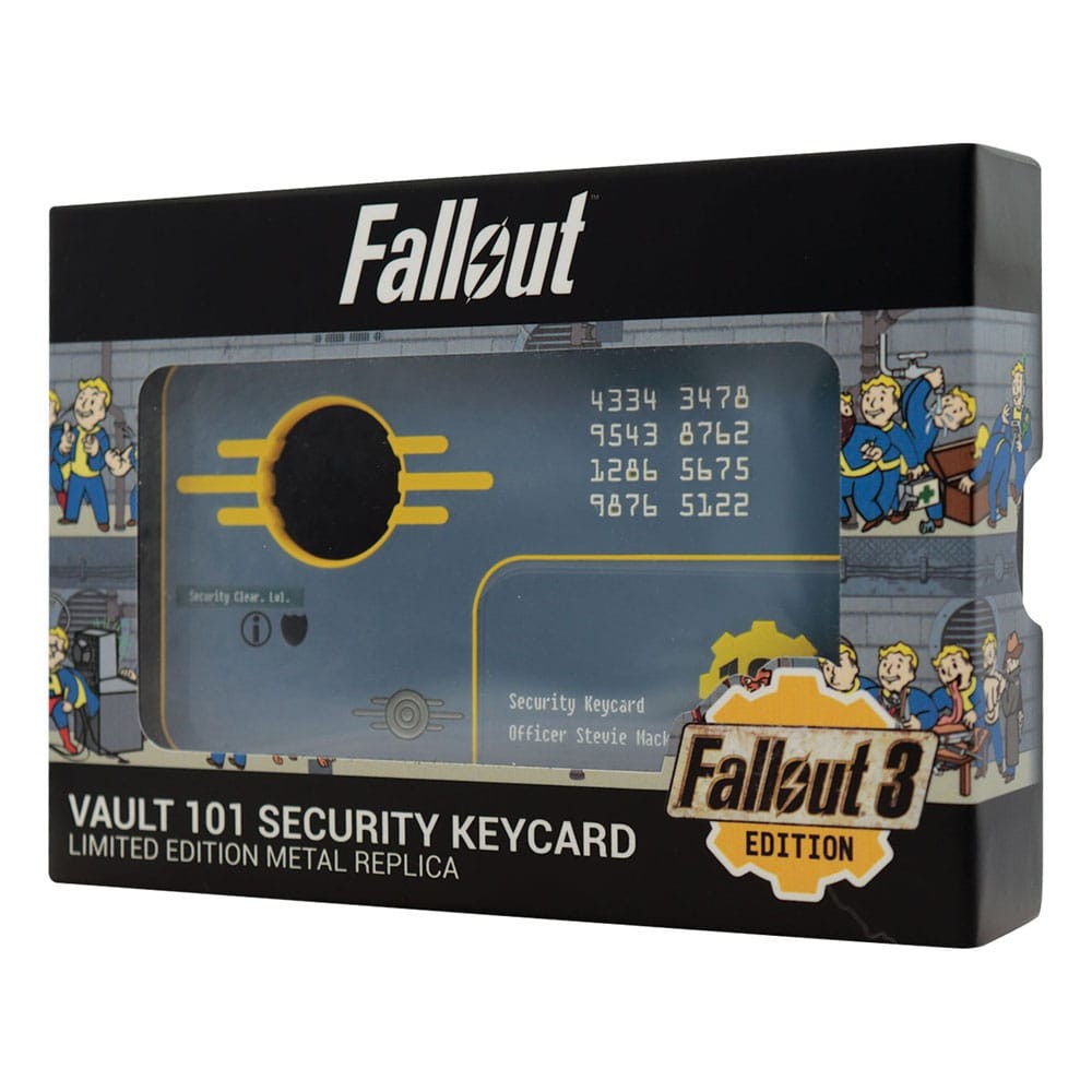 Fallout 3 Vault 101 Security Keycard Metal Replica – Limited Edition Collectible