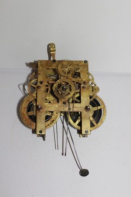 EN Welch for Ithaca Calendar Clock Co. Upper Time & Strike w/Alarm Movement