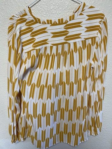 Pendleton Women's Top & Skirt Set Sz 6 Goldenrod Arrow Viscose NWOT - Picture 7 of 12