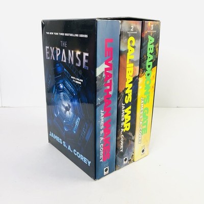 The Expanse 3 Books Leviathan Wakes Abaddons Gate Calibans Was by Corey James S.