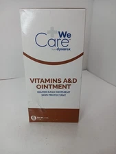 6 Tubes Dynarex Vitamins A&D Ointment 4 oz tube Fast shipping  EXP 12/27/2027