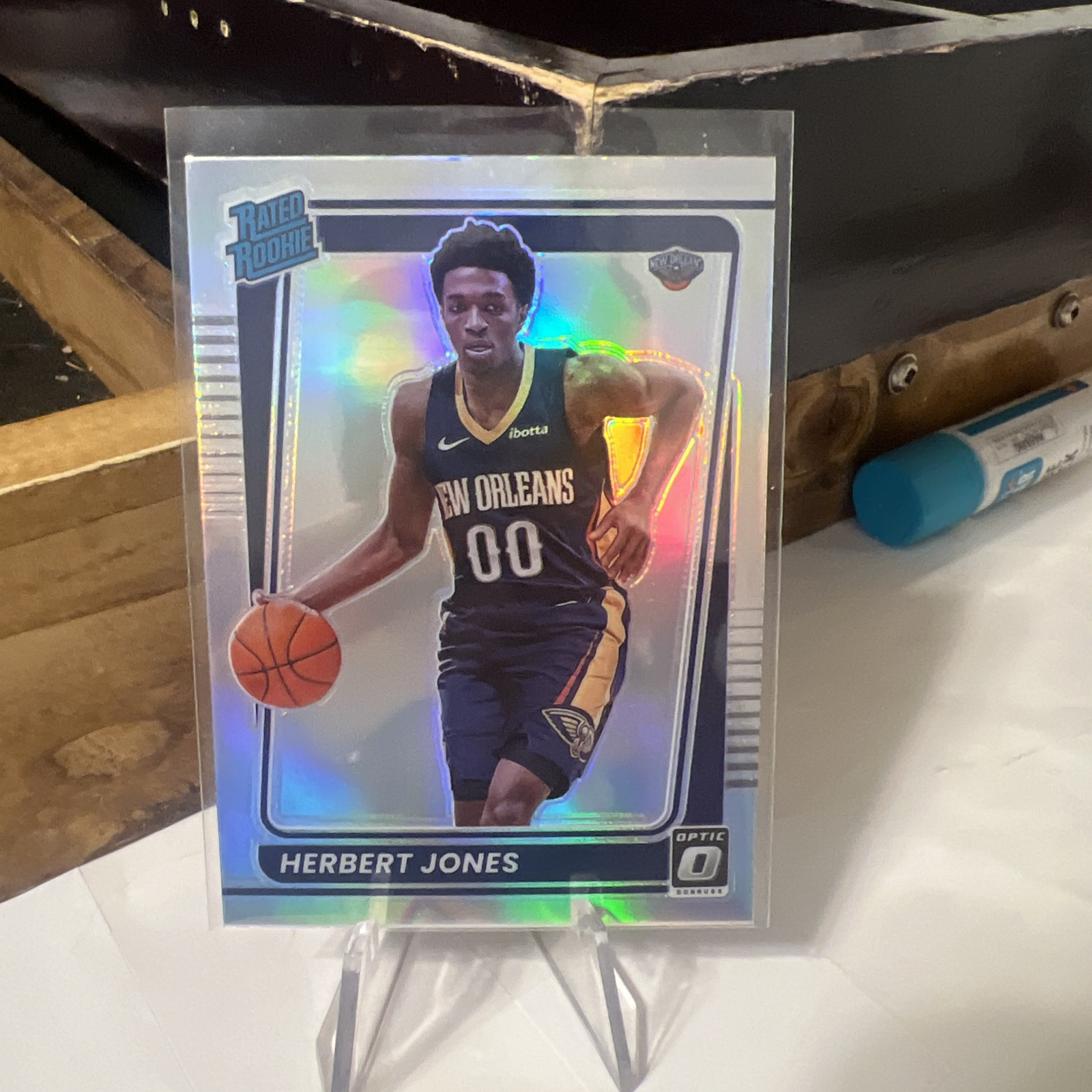 Herbert Jones 2021-22 Panini Donruss Optic Rated Rookie Holo Prizm #157