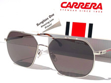 CARRERA Palladium Silver Frame UV PROTECTIVE Grey Lens Sunglass 1035/GS 010IR