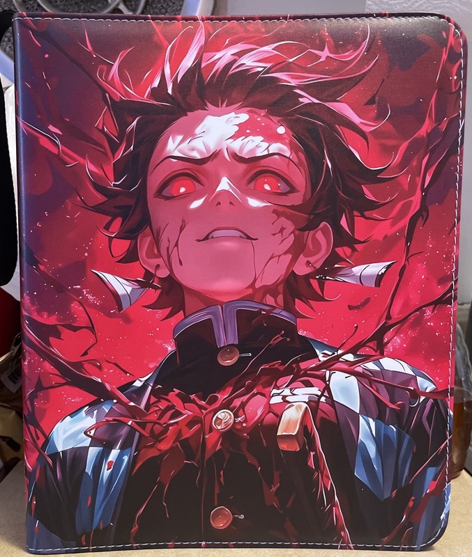 Anime Demon Slayer 9 Pocket 3 Ring Card Binder