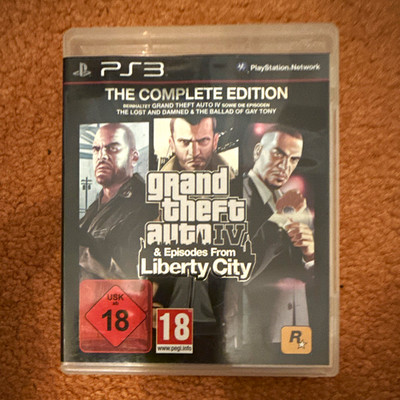 Rockstar Grand Theft Auto IV Complete Edition - PS3 - USK 18 - Handbuch
