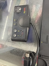 Turbo Grafx 16 console with power and one controller -