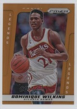 2024-25 Panini Prizm Deca Legends Orange 13/49 Dominique Wilkins #219 HOF p8v