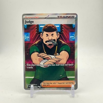 Judge - Full Art Ultra Rare - 228/91 - Pokémon Paldean Fates - NM