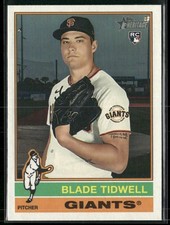 Blade Tidwell 2025 Topps Heritage #698 RC San Francisco Giants