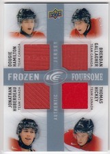 2014-15 Ice Frozen Foursome Jersey HAMILTON GALLAGHER HUBERDEAU HICKEY #FF-CAN1