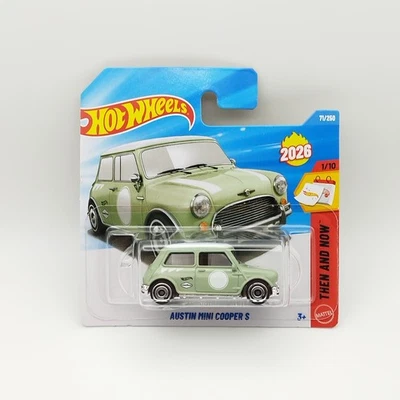 Hot Wheels 1/64 Austin Mini Cooper S – Mainline 2026 #71/250 - Then & Now – Neuf - Photo 1/4