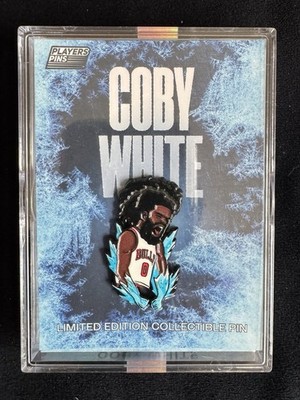 New Chicago Bulls Coby White Collectible Players Pin: From The 1/20/2026 Game