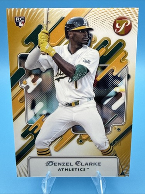 #ad #ad 2025 Topps Pristine Denzel Clarke RC Rookie Gold Refractor 50 Athletics $9.99