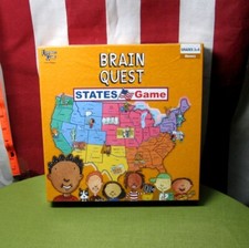 BRAIN QUEST United States game 2013 geography trivia cards NWT memory