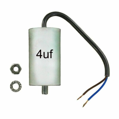 4uf Capacitor For Hotpoint Indesit Fridge Freezer C00266752 C00291503 Universal