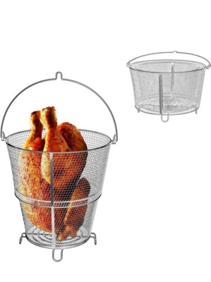Deep Turkey Fryer Basket for Universal/Char Broil, Oiless Pot Basket 17102065