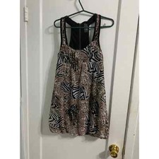 Guess animal print tank dress or tunic size 5