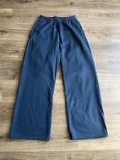 YGEBB Yeezy Gap Wide Leg Fleece Sweatpants Dark Blue Size Medium
