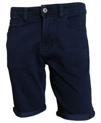 Jeans Bermuda hattric Stretch Five Pocket blau Denim Saumumschlag Gr. 31-40 INCH