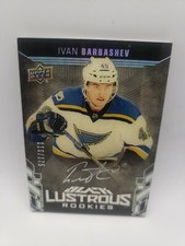 2017-18 UD Black Lustrous Rookies Ivan Barbashev /175 Auto - #LR-IB