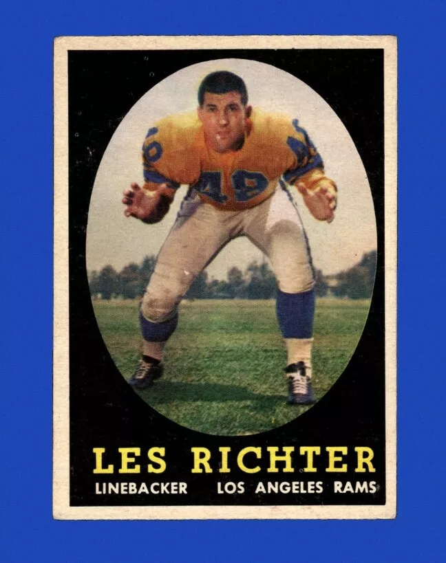 Les Richter trading card