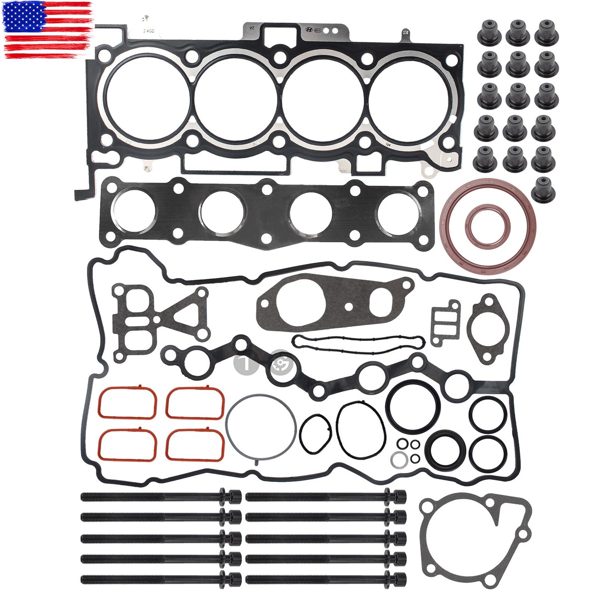 Head Gasket Set W/Bolts For 2010-2015 Hyundai Sonata Kia Optima - Foto 12