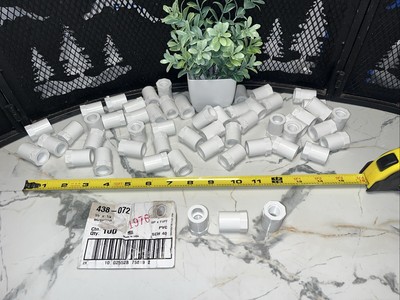 53 QTY! BULK LOT- Lasco Fittings 438-072 Sch40 Reduser Bushing 1/2  X 1/4   NEW
