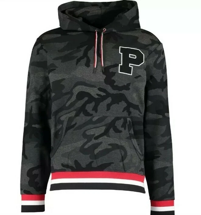 POLO RALPH LAUREN L P logo grey camo hoodie stadium p wing sportsman | eBay