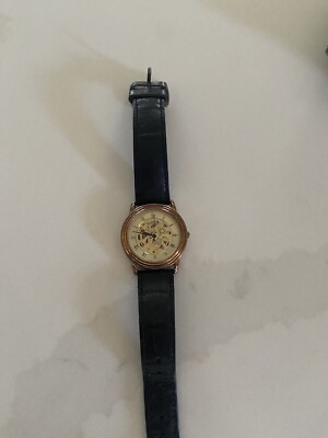 1995 SKELETON FOSSIL WATCH SK-4901 Unisex JAPAN Vintage 90 main image 4