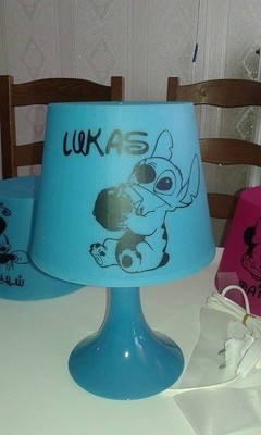 Lampe Chevet Stitch Lilou Disney Idee Cadeau Anniversaire Enfant Ebay