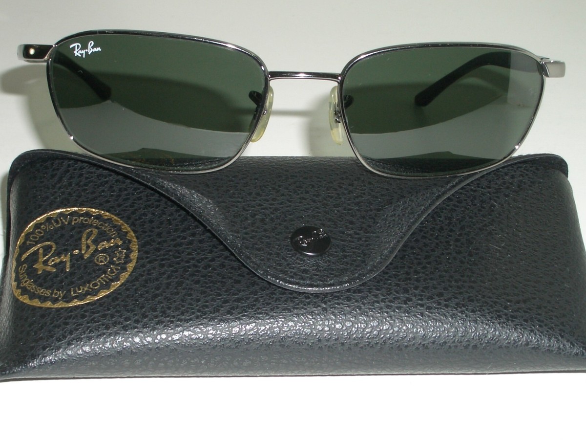 RAY BAN ITALY RB3301 56[]18 G15 GUNMETAL SLIM LINE  display picture 1