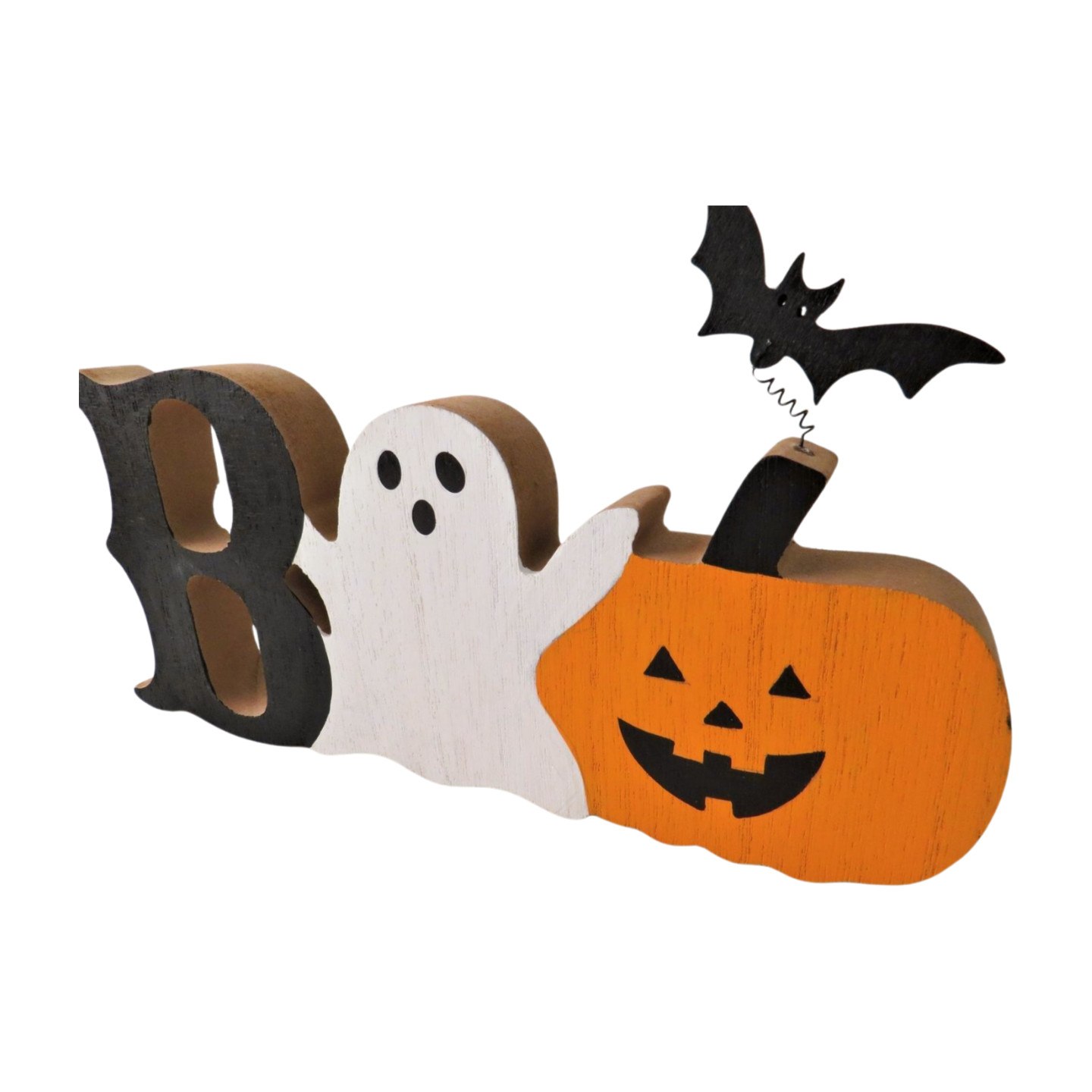 Wooden Boo Halloween Sign