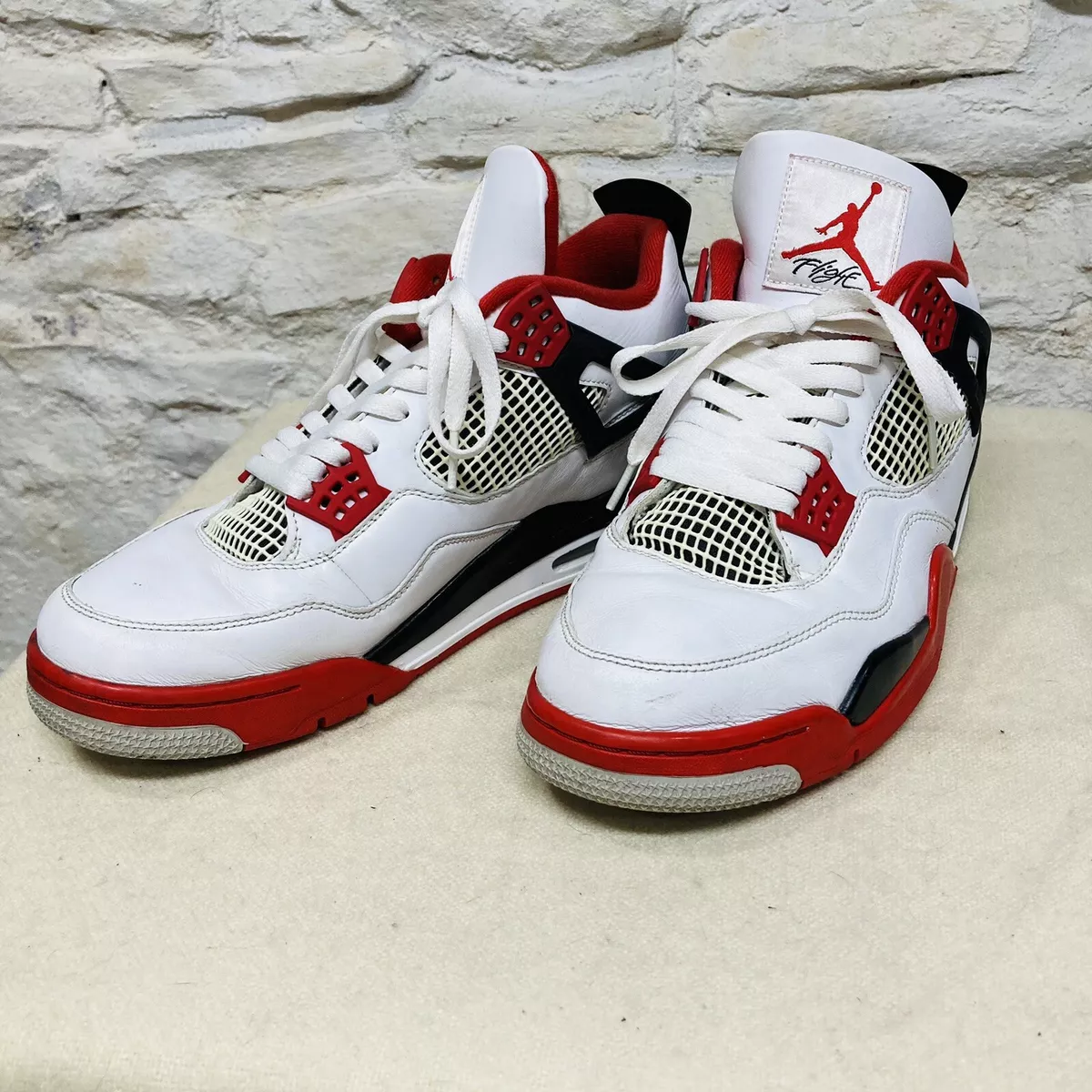 NIKE JORDAN 4 RETRO OG FIRE RED (2020) SIZE 13 MEN DC7770-160 AIR