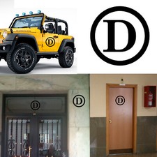 Lettera D, Adesivo In Vinile