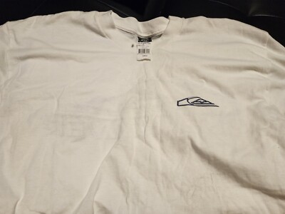 Vintage 90s Quicksilver T Shirt Big Logo Short Sleeve Large BRAND 