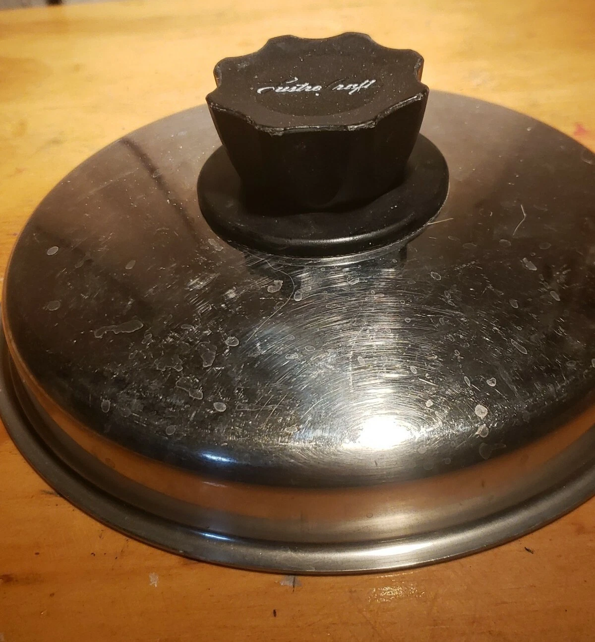 Vintage LUSTRE CRAFT Stainless Steel Pot Pan Lid Replacement 7.25" Made in USA