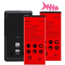 2X 3100mAh Replaceable Lithium Battery Charger Winder for Alcatel TCL A3 A509DL