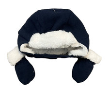 NEW  THE CHILDRENS PLACE TIDAL BLUE HAT  MITTENS SIZE 0-6 MONTHS