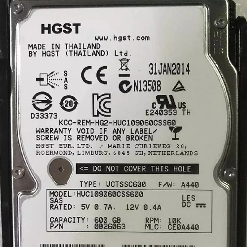 Huawei 02310UGC 1.2TB SAS 6Gb/s 2.5" HDD - Picture 4 of 6