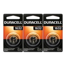 3 Pcs Duracell DL1632 CR 1632 Key Fob Batteries