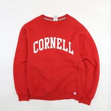 Vintage Cornell Big Red Russell Athletic Crewneck Sweatshirt Size Medium NCAA