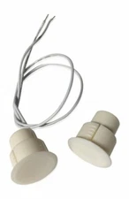 1 Door & Window Alarm Contact Switch Normally Closed, 1.06" X 1"--White